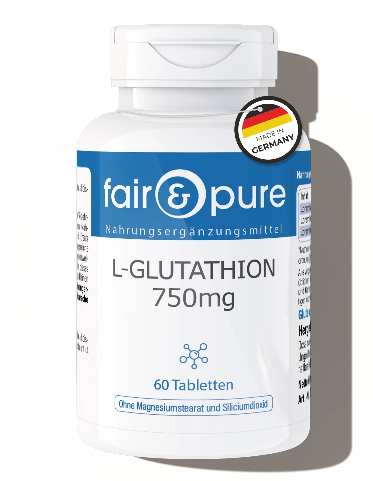 L-Glutatión 750mg